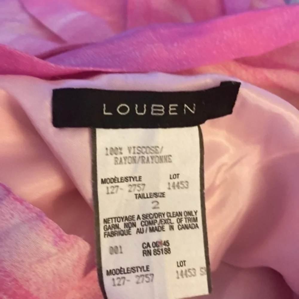 Louben , size 2, 100 % Rayon